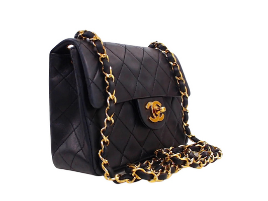 Chanel classic mini fra siden secondhand