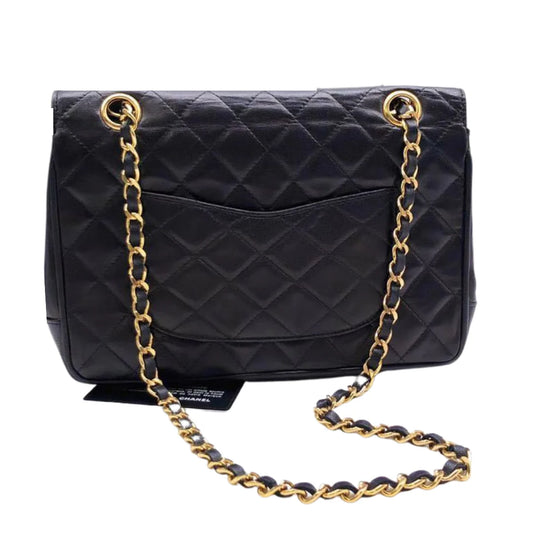 Chanel Klassisk Flap Taske med 24K Guldhardware – Vintage