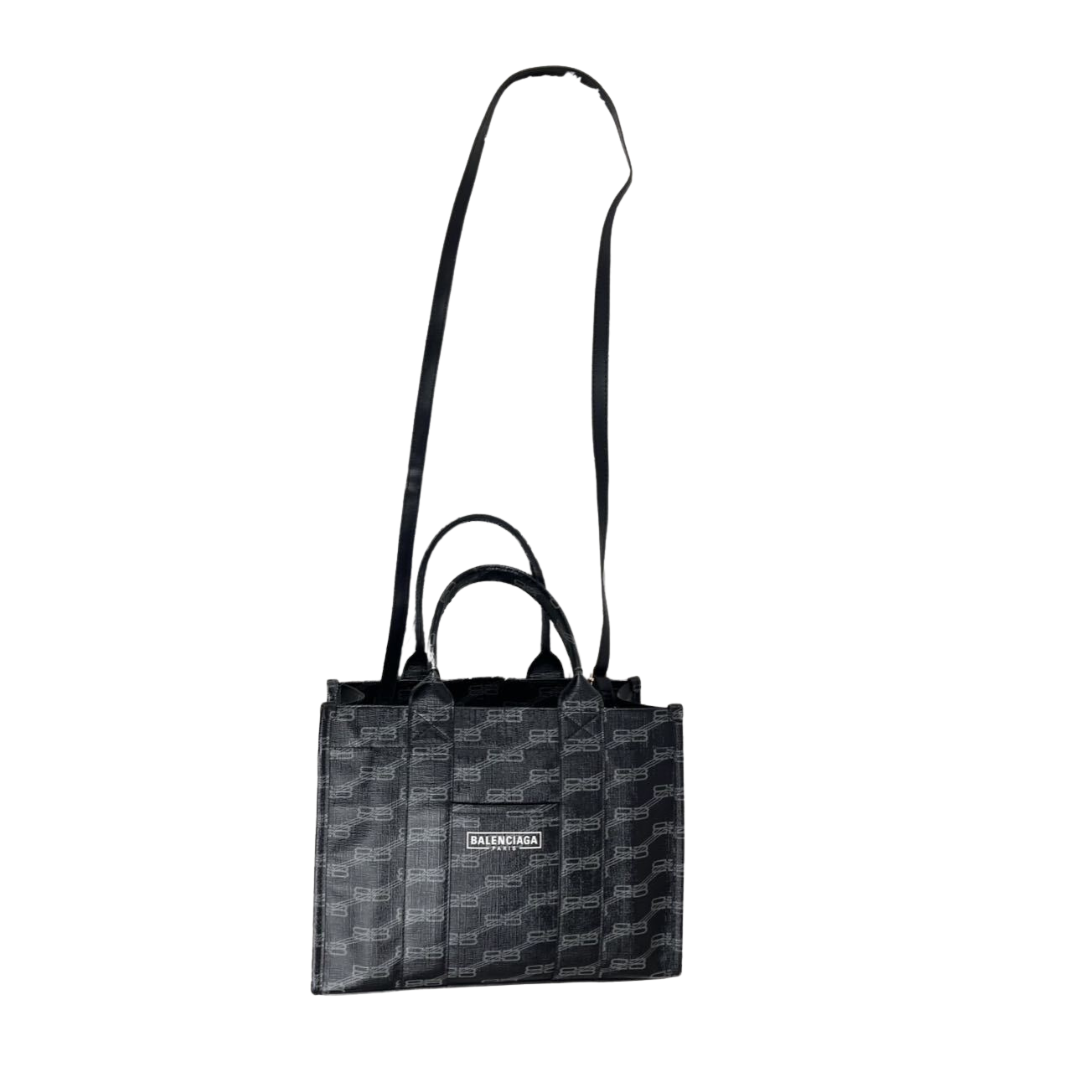 Balenciaga 2‑Way Tote med justerbar skulderrem (70‑130 cm) crossbody