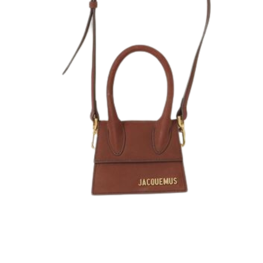 Jacquemus Le Chiquito Mini brun – med top-håndtag og skulderrem i læder