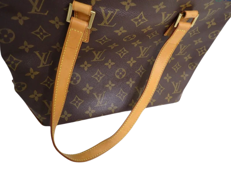 Louis Vuitton Cabas Piano monogram canvas – håndtag i vachetta-læder med smuk patina