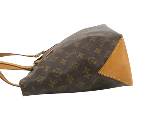 Louis Vuitton Cabas Piano tote – sideprofil der fremhæver luksuriøst læder og monogramdetaljer