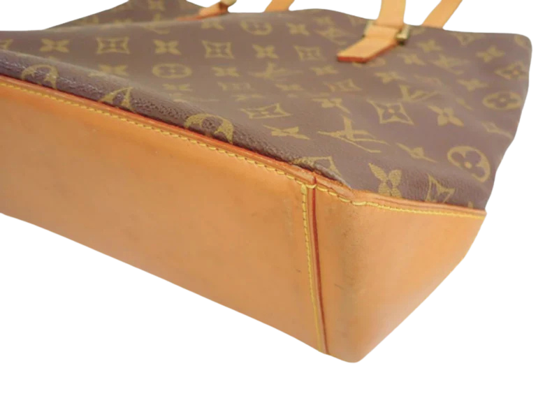Louis Vuitton Cabas Piano vintage taske – bund med patina og slidstærkt læder