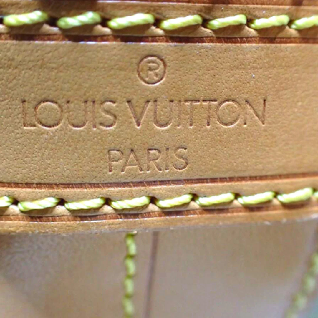 Louis Vuitton Noé monogram 1994 – logo og "made in"