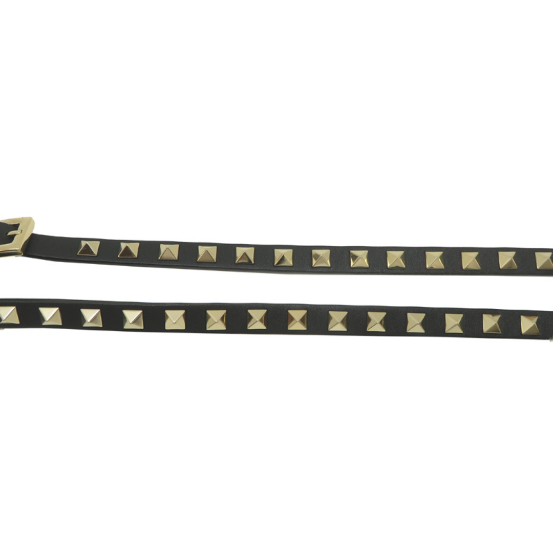 Valentino Garavani Rockstud skuldertaske eller crossbody skulderrem detaljer guldnitter