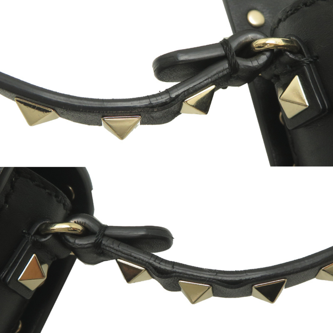 Valentino Garavani Rockstud skuldertaske closeup rem og syninger