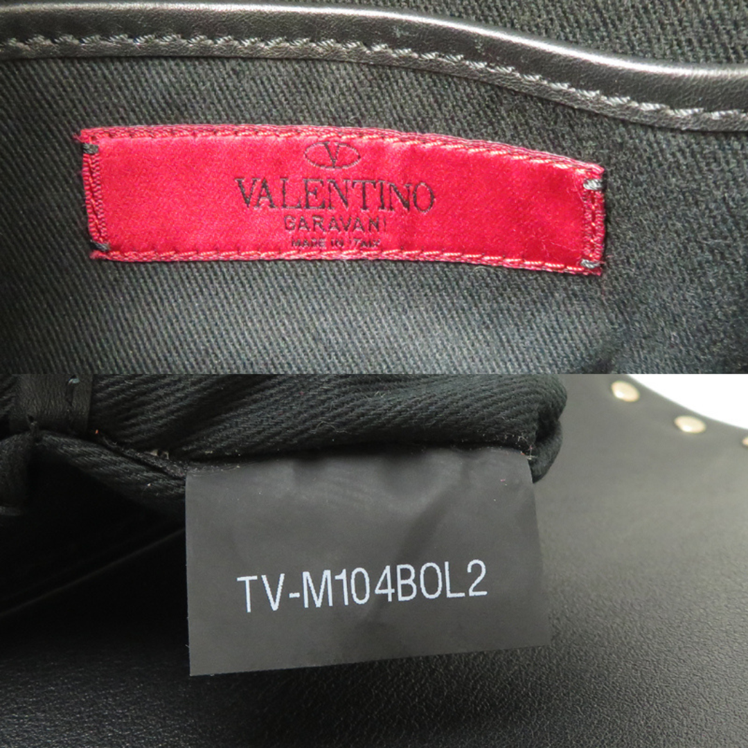 Valentino Garavani Rockstud skuldertaske autenticitetsmærke rød label