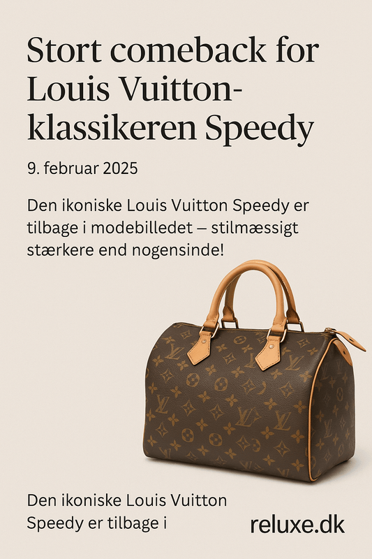 Louis Vuitton Speedy taske – vintage comeback 2025