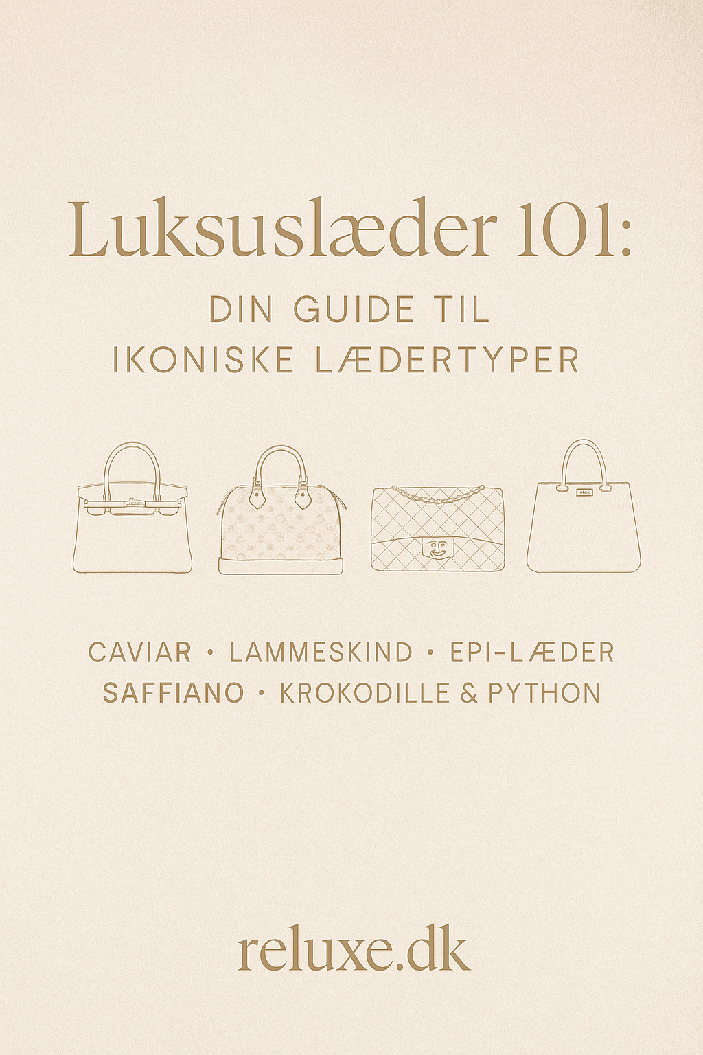 Luksuslæder 101 – guide til Vachetta, Caviar og Epsom