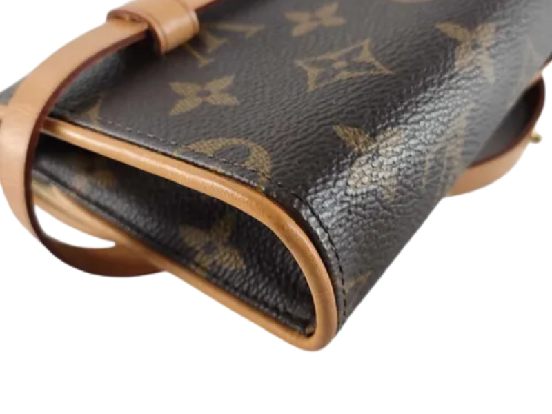 Louis Vuitton Pochette Florentine monogram – set fra venstre side