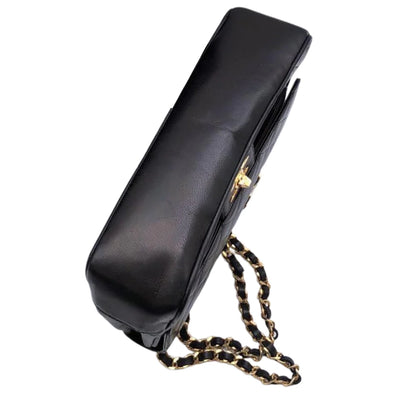 Small Chanel Klassisk Medium Dobbelt Flap Taske med 24K Guldhardware – Vintage