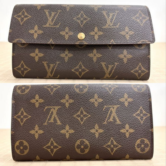 Louis vuitton portefeuille pung, preloved 