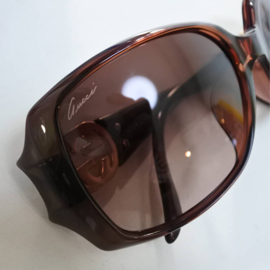Autentiske preloved gucci gg solbriller med logo
