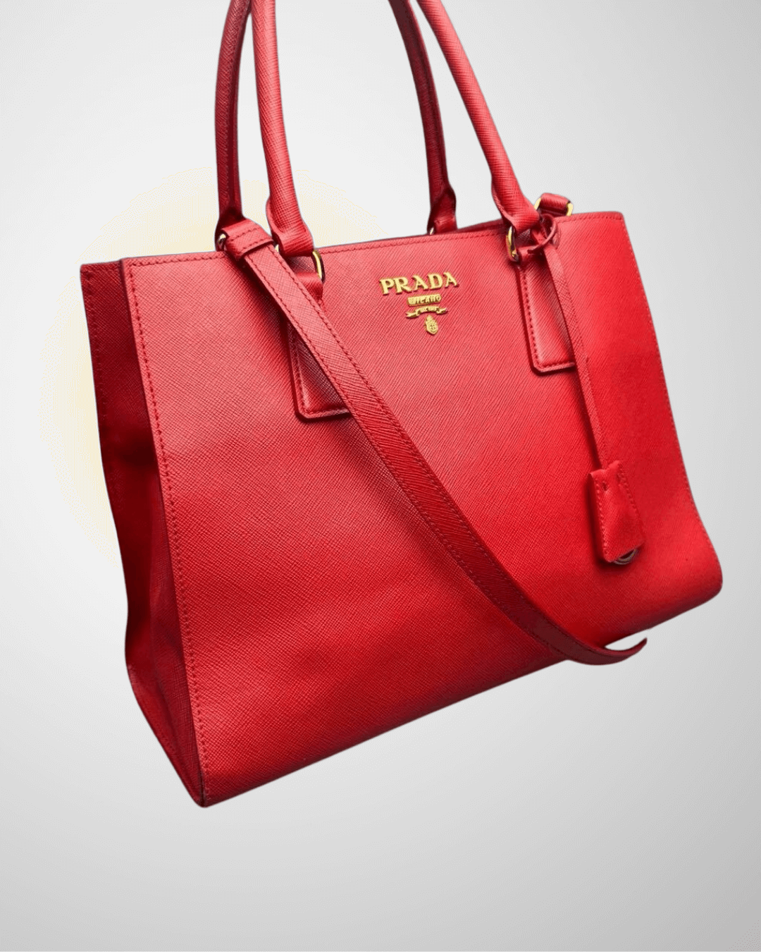 Autentisk Prada Galleria taske – preloved luksus