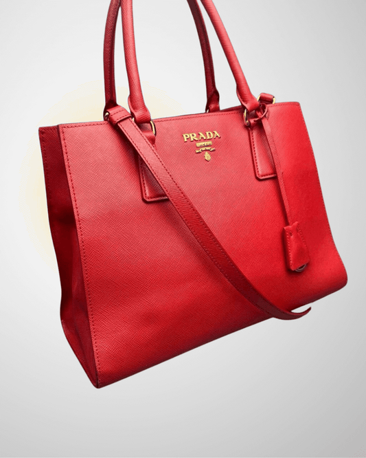 Autentisk Prada Galleria taske – preloved luksus