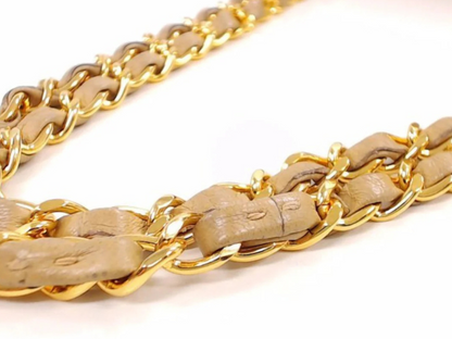 Kædedetalje preloved Classic Chanel flap med GHW taske