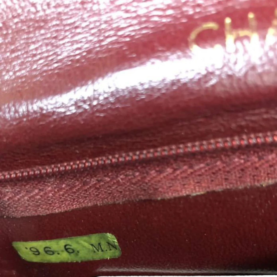 Chanel Classic Flap medium sort – butiksmærkat