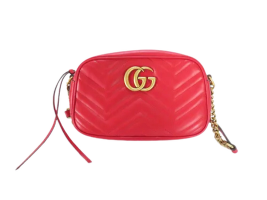 Gucci GG Marmont taske rød – set forfra