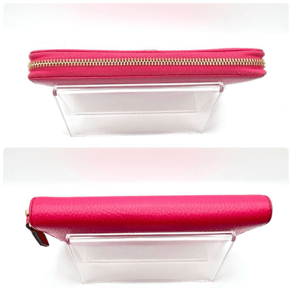 Gucci Marmont pink pung – italiensk design i struktureret læder, preloved hos Reluxe.dk