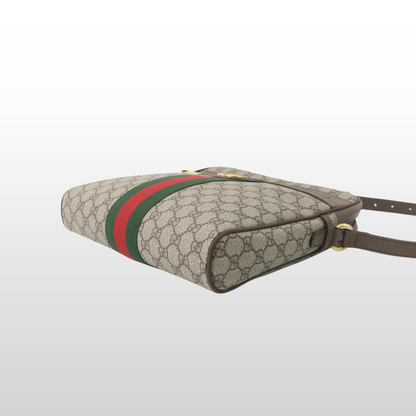 Bund af Gucci Ophidia Messenger Crossbody taske i beige canvas – Reluxe.dk