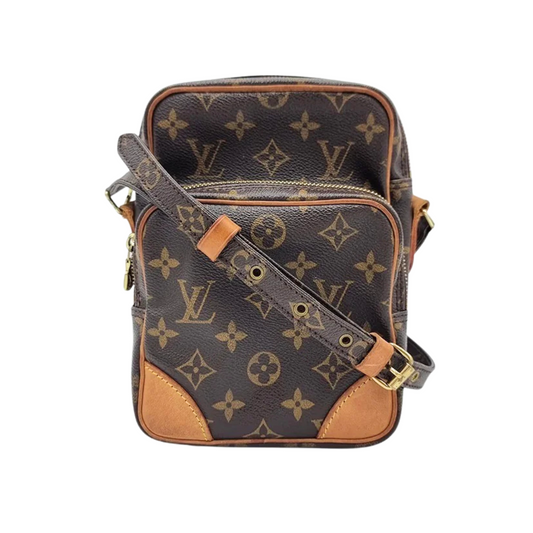 Louis Vuitton Amazone Crossbody Bag in classic Monogram Canvas, stylish and functional for everyday use.