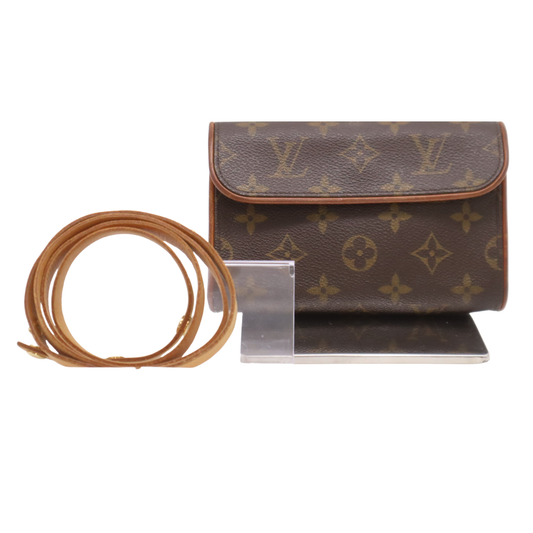Louis Vuitton Florentine Pochette M51855 frontbillede – Monogram Canvas mini crossbody taske