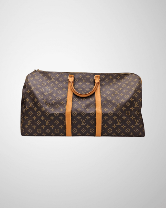 Louis Vuitton Keepall 55 håndtag i naturligt vachetta-læder