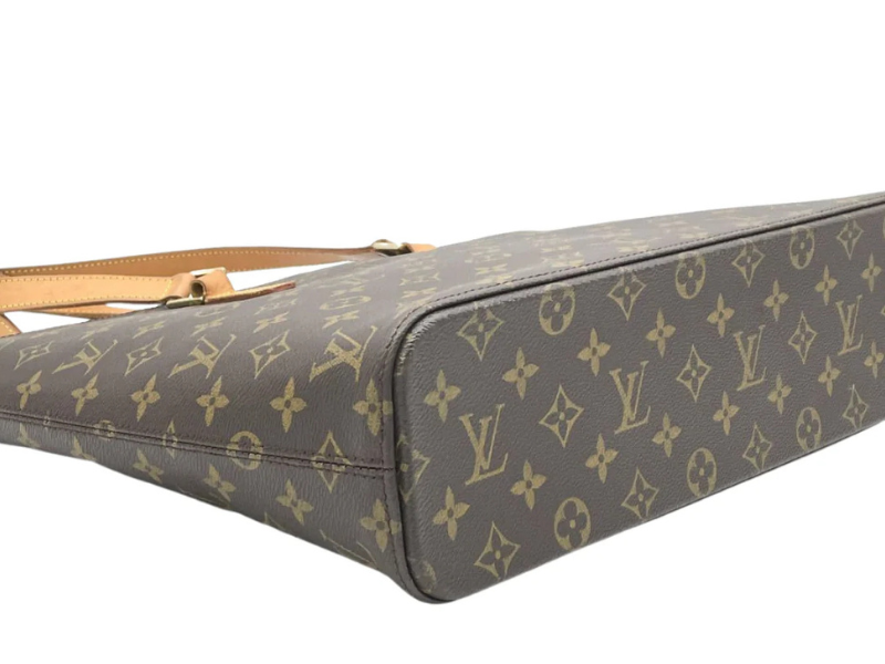 Louis Vuitton Luco Tote monogram bunddetaljer – preloved taske i holdbart coated canvas