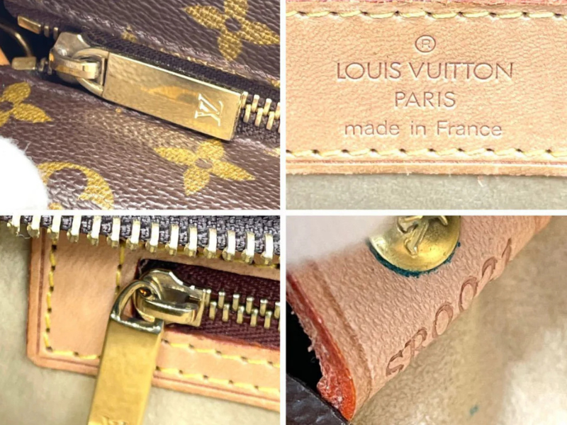 Louis Vuitton Luco Tote monogram indvendig – preloved shopper med praktiske lommer