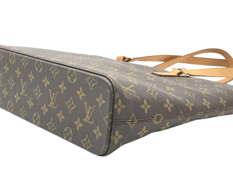 Louis Vuitton Luco Tote monogram sidevinkel – preloved luksus shopper taske med rummeligt design