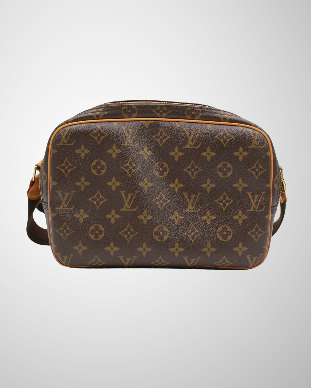 Louis Vuitton Reporter PM Monogram canvas crossbody taske bagside