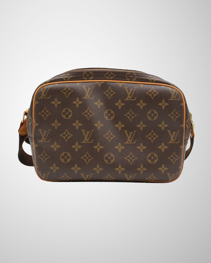 Louis Vuitton Reporter PM Monogram canvas crossbody taske bagside