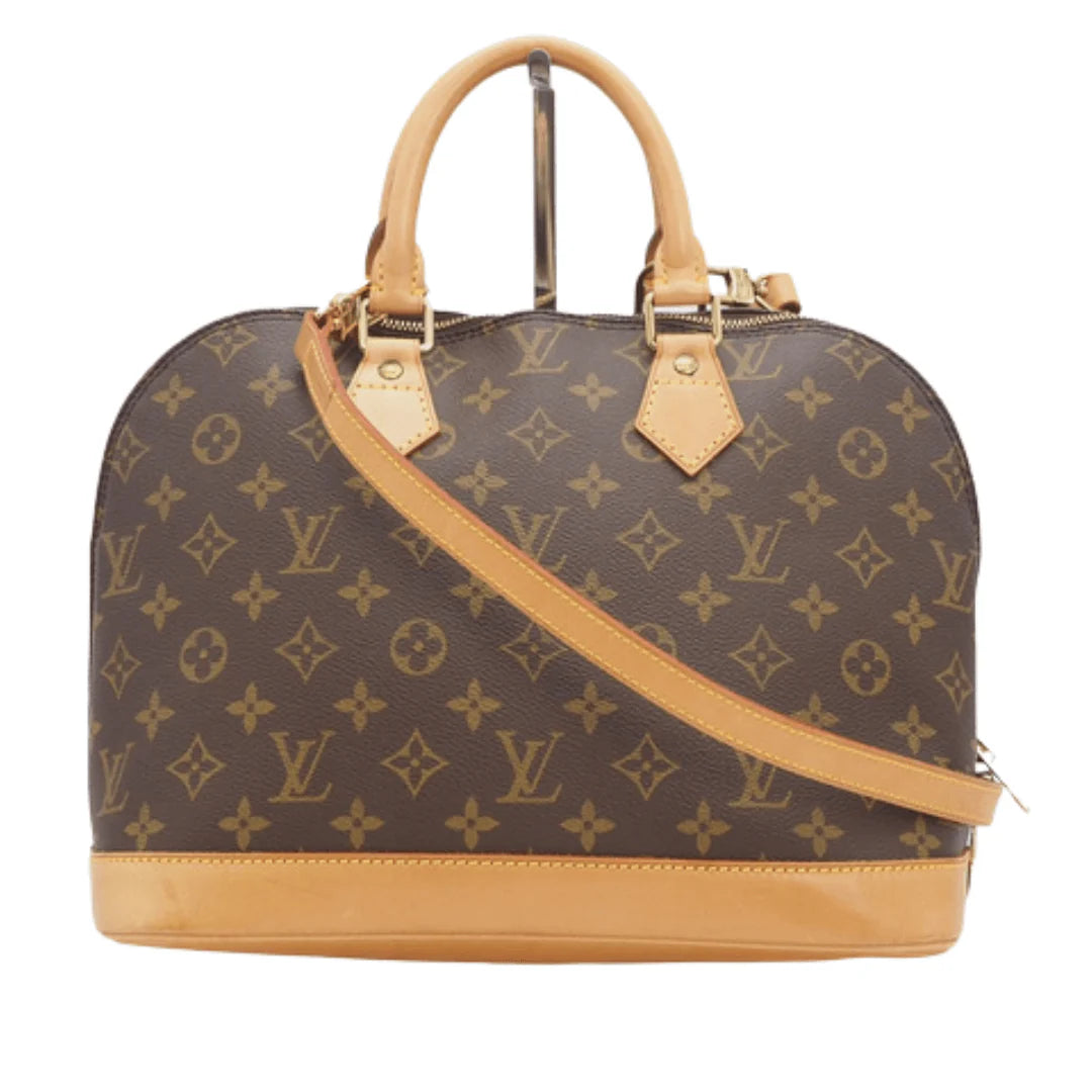 Louis Vuitton Alma MM monogram – set forfra