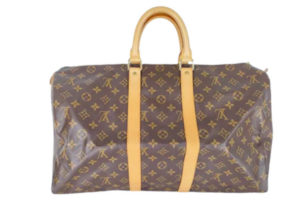 Louis Vuitton Keepall 45 Monogram – set fra den anden side
