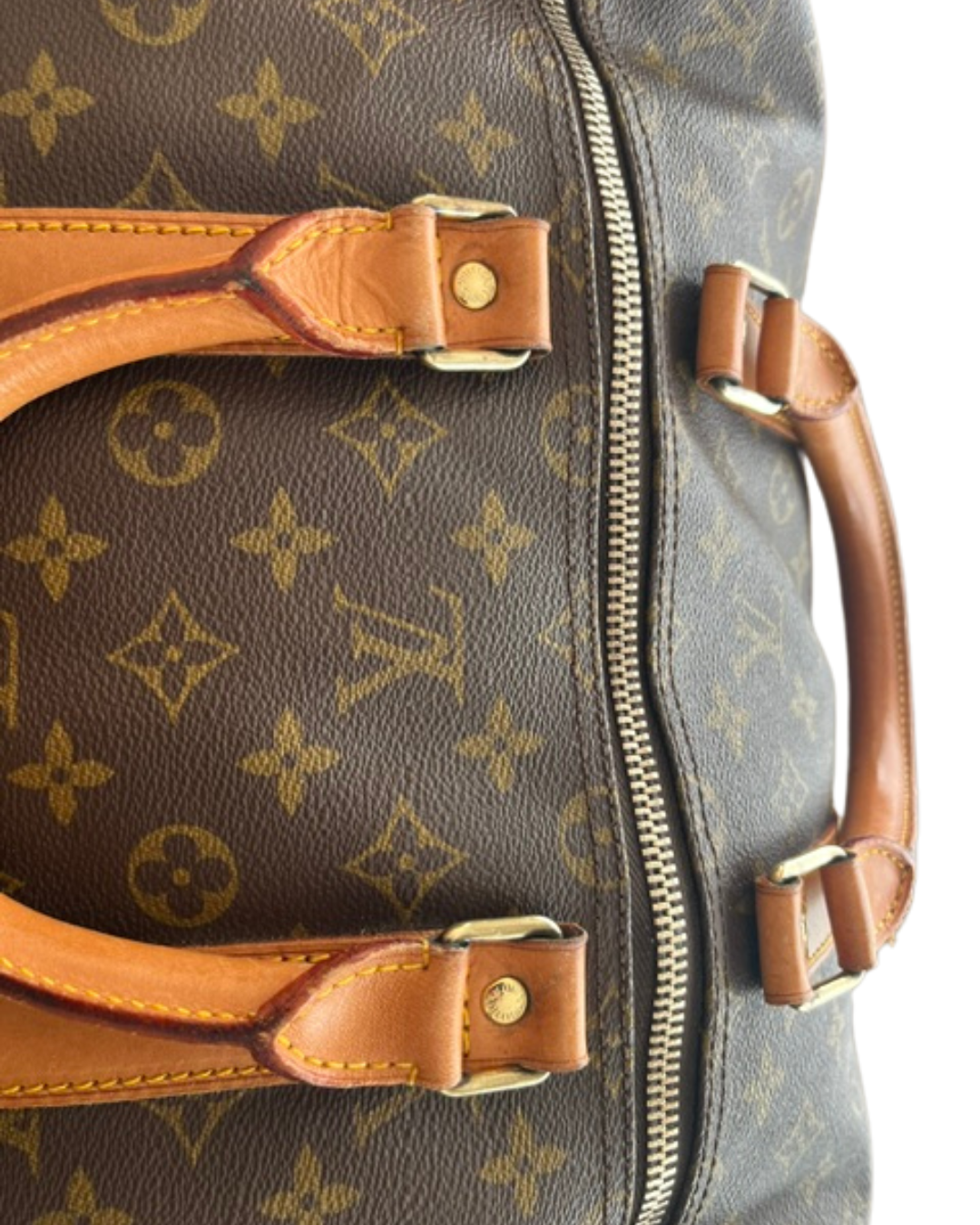 Louis Vuitton Keepall 55 vintage 1982 – håndtag og lynlås