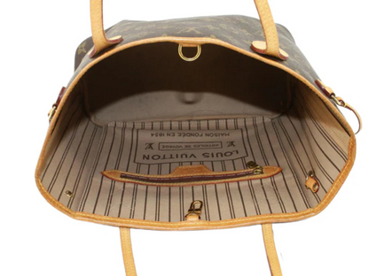 Louis Vuitton Neverfull PM Monogram – interiør