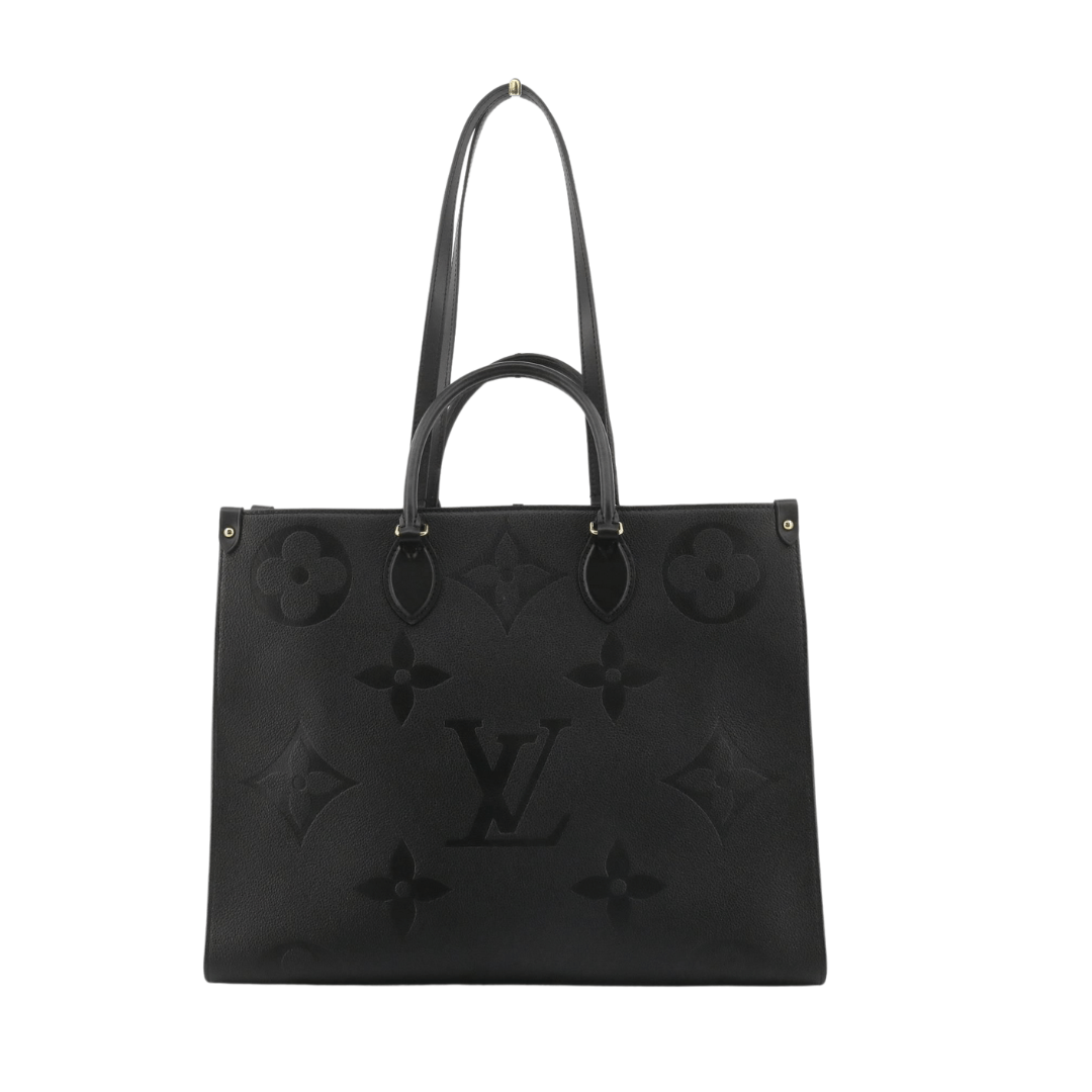 Louis Vuitton OnTheGo GM Empreinte sort – set forfra