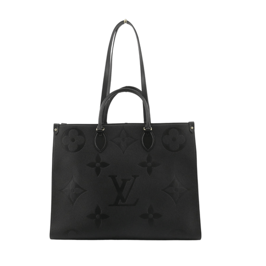 Louis Vuitton OnTheGo GM Empreinte sort – set forfra