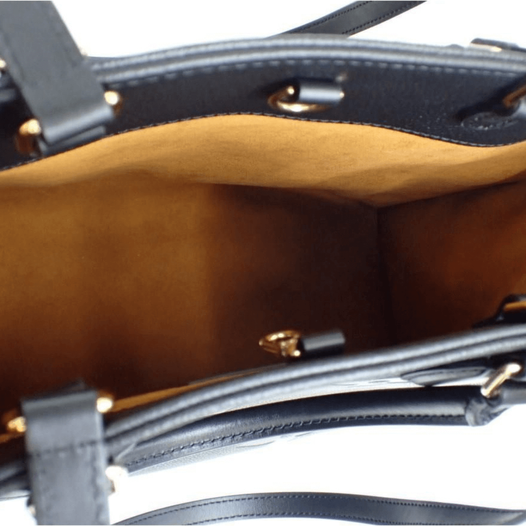 Louis Vuitton OnTheGo GM Empreinte sort – interiør