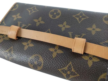 Louis Vuitton Pochette Florentine monogram – Vachetta-læderbælte holdere