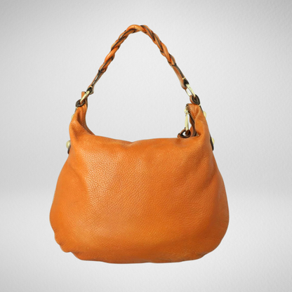 Bagside af Mulberry Daria Hobo taske i kamelfarvet kalveskind