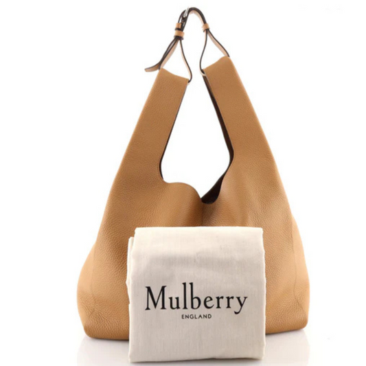 Mulberry Portobello Tote brun læder med dustbag – preloved luksustaske.