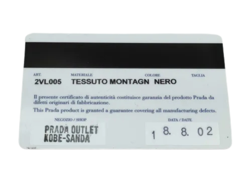 Prada bæltetaske sort nylon – model 2VL005 kort