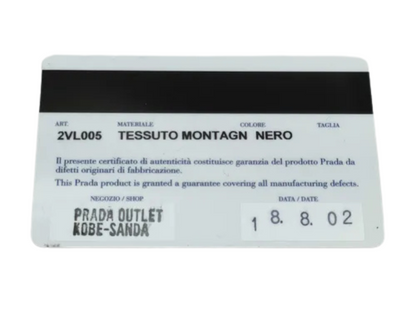 Prada bæltetaske sort nylon – model 2VL005 kort