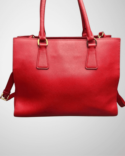 Prada Galleria 2-way taske med skulderrem