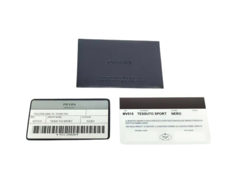 Prada Tessuto Sport nylontaske sort – mærke-ID MV515