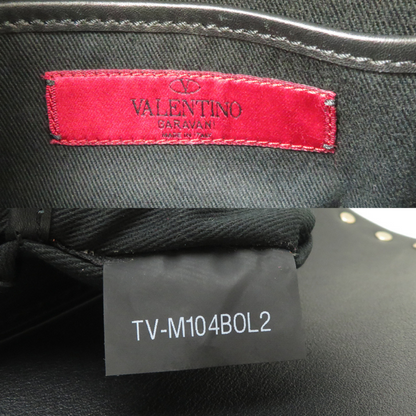 Valentino Garavani Rockstud skuldertaske autenticitetsmærke rød label